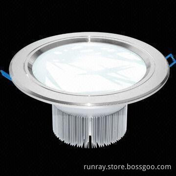 LED Downlight with Aluminum/PMMA Body, 180 Degrees Viewing Angle and 50,000-hour Lifespan CE Marks
